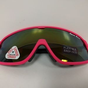 NWT Vintage 1 pc wrap around blade framed sports(cycling/ski/running)sunglasses